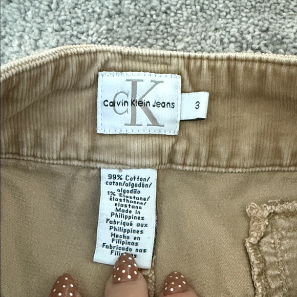 Vintage Calvin Klein corduroy Mini Skirt - Picture 2 of 4